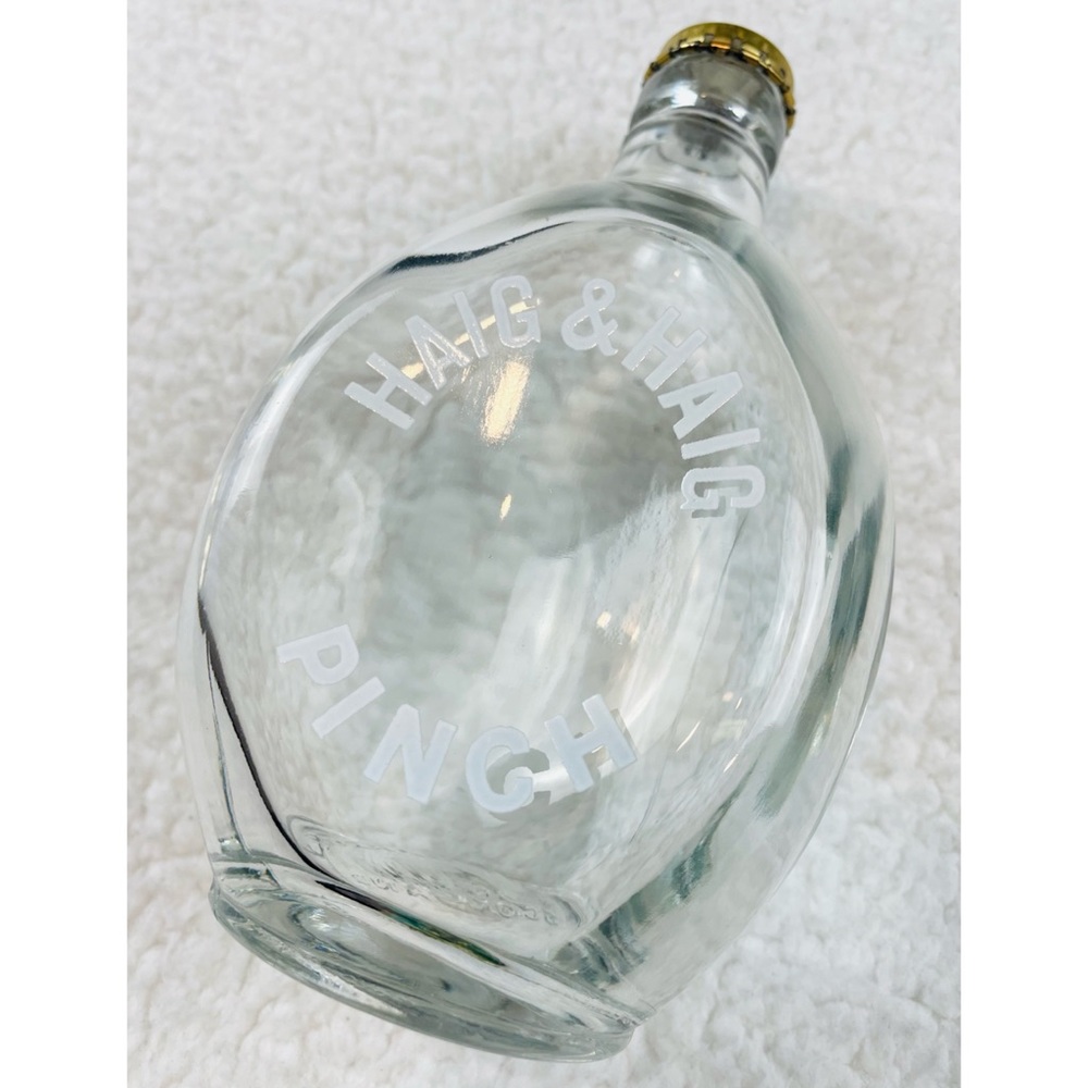 (VTG) HAIG & HAIG • Pinch Antique Scottish Whiskey Bottle w/ Original Cap - Picture 3 of 13